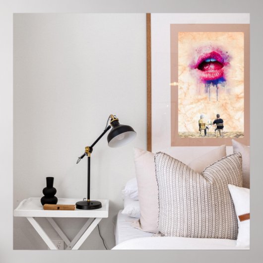 Muurkunst. Poster (Voorkant)