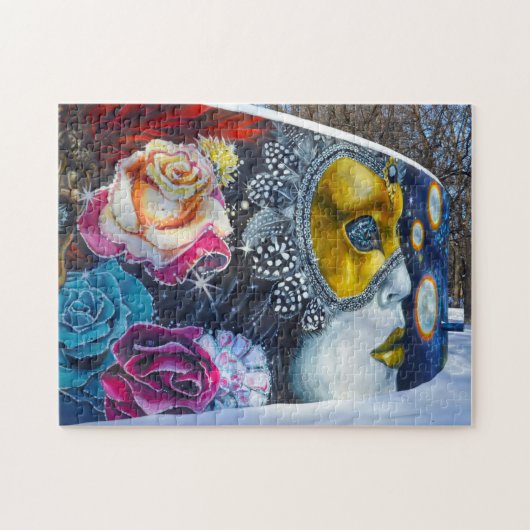 Muurkunst Winnipeg Canada. Legpuzzel (Horizontaal)