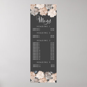 Muurposter Haar Schoonheid Kapster Prijs Poster