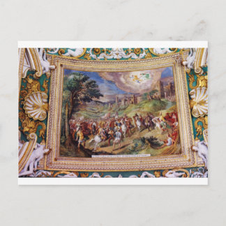 Muurschildering in het Museum van Vatikaan Briefkaart