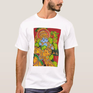 Muurschildering Krishna Radhs T-shirt