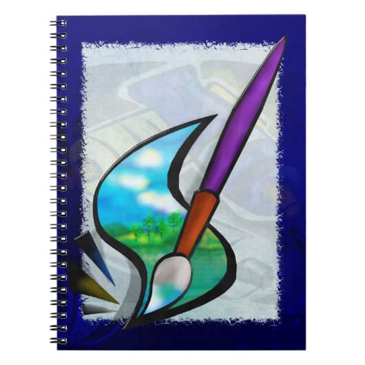 Muurschildering Kunstenaar Grafisch Ontwerp SCHETC Notitieboek (Voorkant)