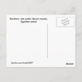 Muurschilderingen 2 van WPA briefkaart ~ (Achterkant)