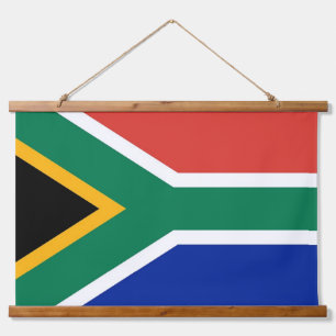 Muurschildpad met vlag van Zuid-Afrika Hangend Wandkleed