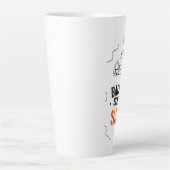 Muursticker Latte Mok (Voorkant)