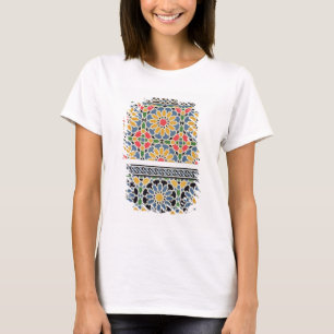 Muurtegels van de mihrab van de Cheykh-moskee T-shirt