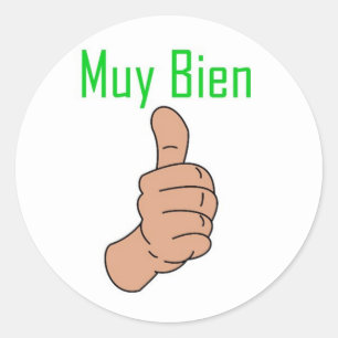 Muy Bien Ronde Sticker