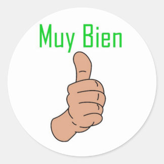 Muy Bien Ronde Sticker
