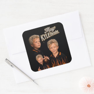 Muy Kyleiente Kan Koozie Vierkante Sticker