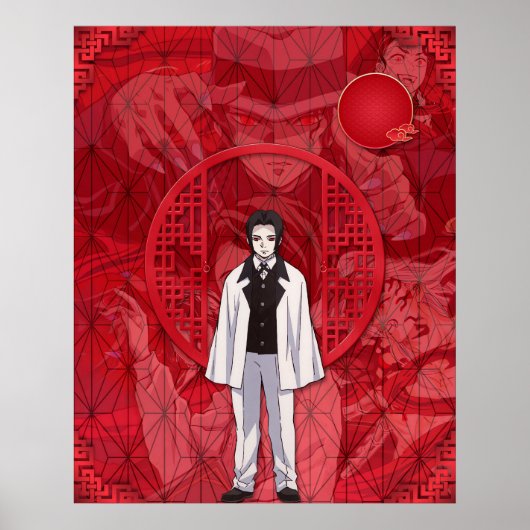 Muzan Kiutsuji-Poster Poster (Voorkant)
