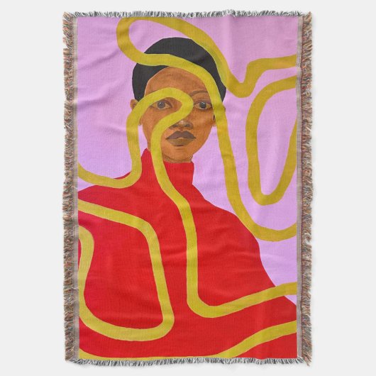 Muze #1 deken (Voorkant Verticaal)