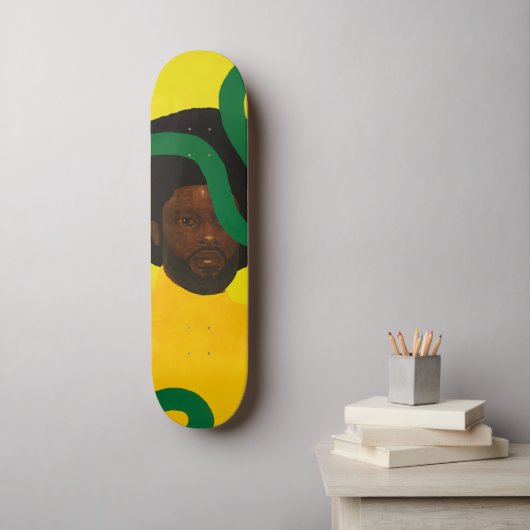 Muze #4 skateboard (Muurkunst)