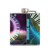 Muziek 1 Maatkolf Heupfles (Achterkant)