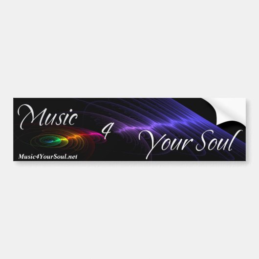 Muziek 4 Uw Soul Bumpersticker (Voorkant)