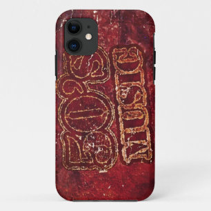muziek 50's grafische ontwerp iPhone 11 hoesje