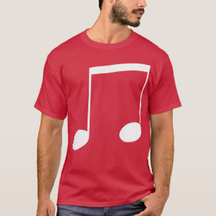 Muziek 8th Notes Thee Shirt - Small Print