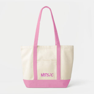 MUZIEK aangepaste canvas tassen