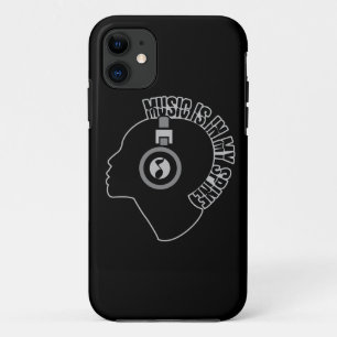Muziek aangepaste kleuren iPhone-draagtas iPhone 11 Hoesje