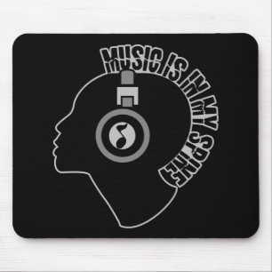 Muziek, aangepaste kleurenmousepad muismat