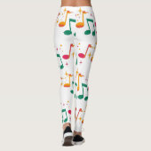 Muziek afdrukken leggings (Achterkant)