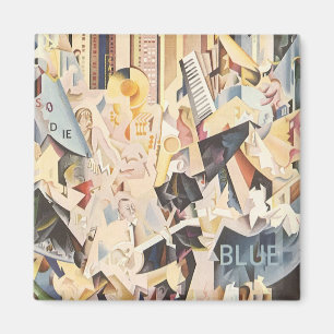  muziek, Art Deco Jazz, Rhapsody in Blue Magneet