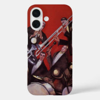  muziek, Art Deco Musical Jazz Band Jamming