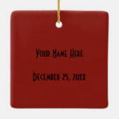 muziek, Art Deco Musical Jazz Band Jamming Keramisch Ornament (Achterkant)