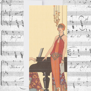  muziek, Art Deco Pianist Musician Singer