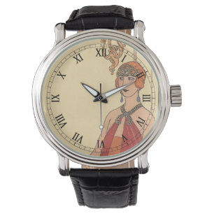 muziek, Art Deco Pianist Musician Singer Horloge