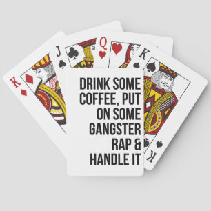 Muziek Art Rap en handig het Pokerkaarten