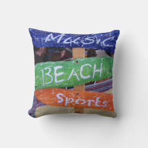 Muziek, Beach, Sportpiloot! Kussen