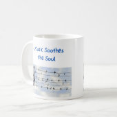 Muziek bespaart de sol koffiemok (Voorkant links)