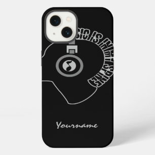 Muziek bevindt zich in mijn aangepaste hoesjes voo iPhone 13 hoesje