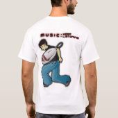 Muziek: Blijf luisteren T-shirt (Achterkant)