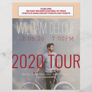 Muziek, Boek, Tournee, Band, Auteur Flyer