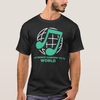 Muziek brengt harmonie in de familie t-shirt
