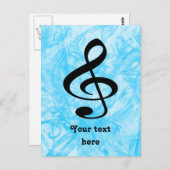 Muziek Briefkaart (Voorkant / Achterkant)