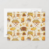 muziek briefkaart (Voorkant / Achterkant)