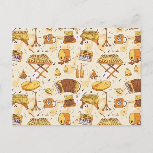 muziek briefkaart (Voorkant)