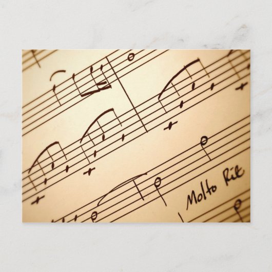 Muziek briefkaart 3 (Voorkant)