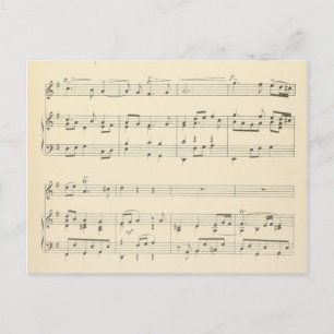 Muziek briefkaart 36