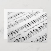 Muziek briefkaart 38 (Voorkant / Achterkant)