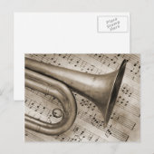 Muziek briefkaart 44 (Voorkant / Achterkant)