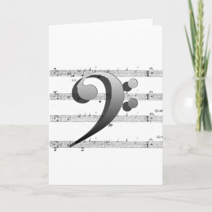 Muziek Briefpapier en Stickers! Notitiekaartje