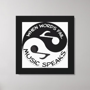 Muziek Canvas Afdruk