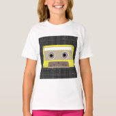 Muziek Cassette Meisjes T-shirt (Voorkant)