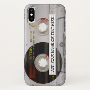  muziek Cassettebandje iPhone X Hoesje