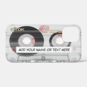  muziek Cassettebandje Kijk Hoesje-Mate iPhone  iPhone 12 Mini Hoesje