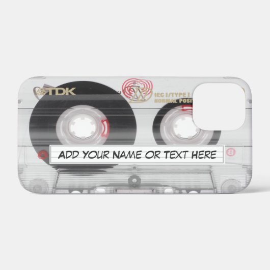  muziek Cassettebandje Kijk Hoesje-Mate iPhone  Case-Mate iPhone Case (Achterkant (horizontaal))