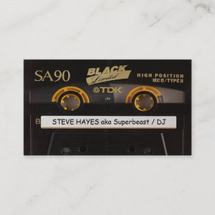 muziek Cassettebandje Visitekaartje